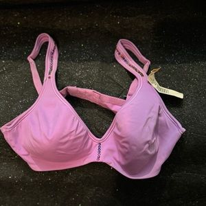 Purple bra with Swarovski Crystals